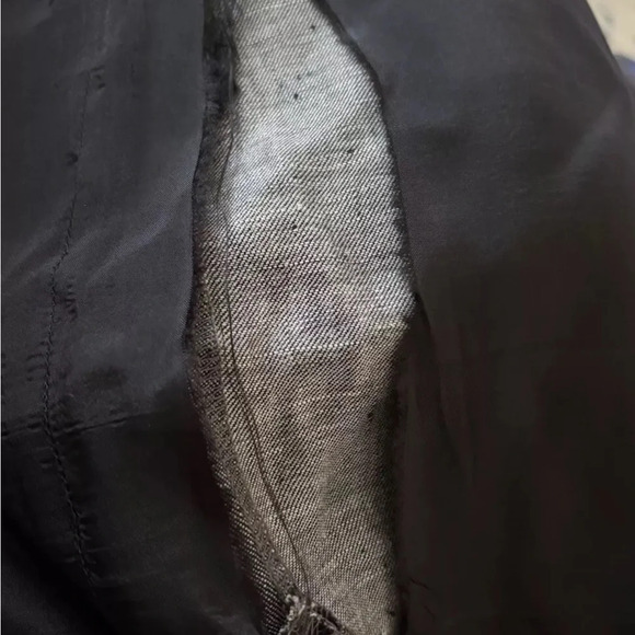 Banana Republic Gray Linen Sleeveless Belted Dress Career Women‎ Size 10 (1593) - Picture 6 of 6